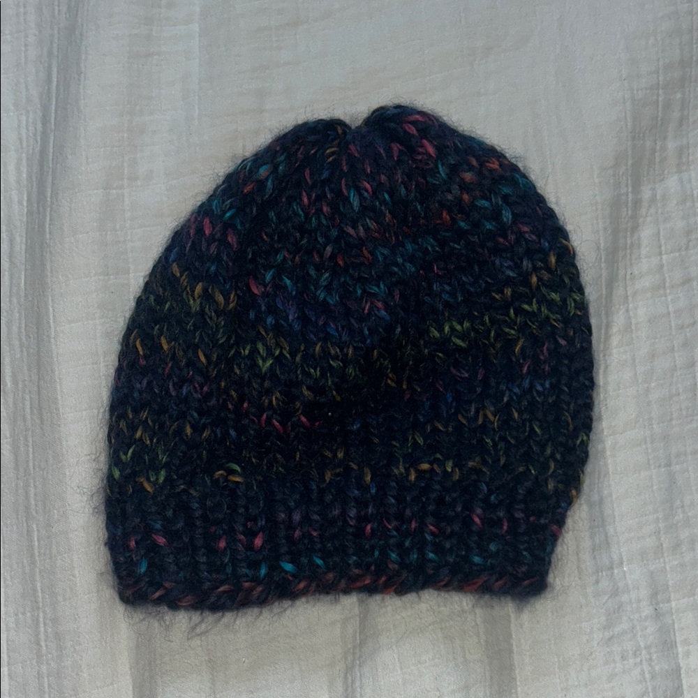 Multicolor Knit Beanie